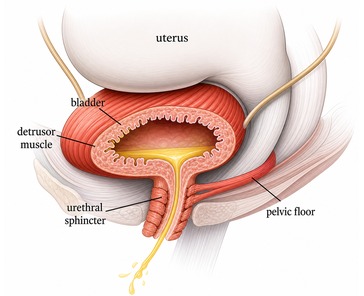 Overactive bladder: contracting while half full